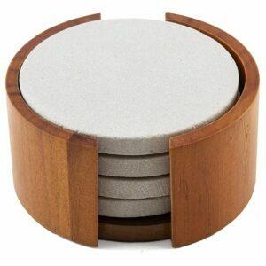 De beste onderzettersoptie: Thirstystone Sandstone Wood Coaster