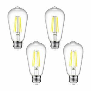 Las mejores bombillas para opciones de baño: bombillas Edison LED vintage regulables de Ascher, 6 W