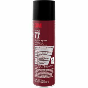 Det beste alternativet for filtlim: 3M Super 77 Multipurpose Spray Adhesive