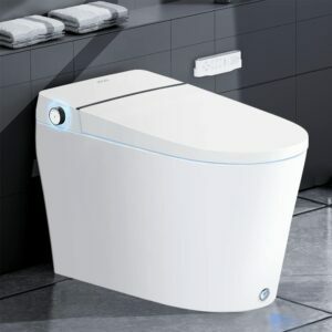 A melhor opção de banheiros inteligentes: banheiro com bidê inteligente Eplo G18II Auto OpenClose