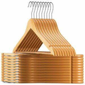 De beste hangersoptie: Zober hoogwaardige houten pakhangers