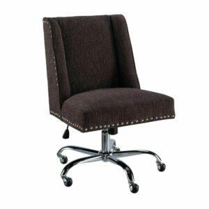 Juodojo penktadienio baldų pasirinkimas: „Linon“ namų dekoro „Draper“ mikropluošto biuro kėdė