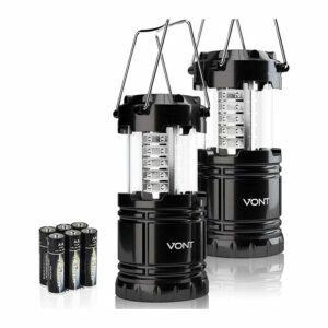A melhor opção de lanterna LED: Lanterna de acampamento LED Vont 2 Pack
