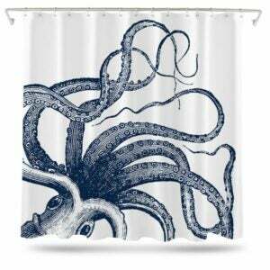 Geriausias „Etsy“ dovanų pasirinkimas: „Octopus“ dušo užuolaidos