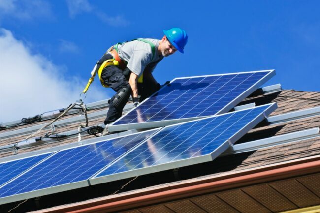 domácí solární panely