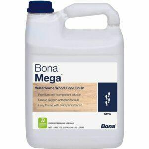 أفضل مادة البولي يوريثين القائمة على الماء للأرضيات: Bona Mega Wood Floor Finish