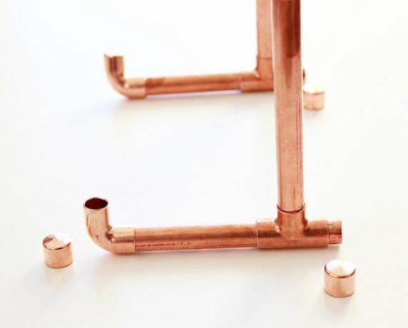 DIY Copper Pipe iPad - заглушки