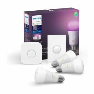 Найкращий варіант розумної лампочки: комплект білих та кольорових світлодіодних кнопок Philips Hue