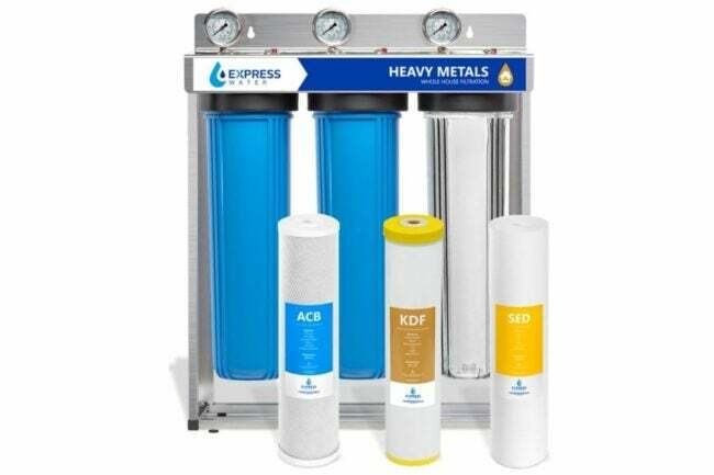 Les meilleurs filtres pour votre option de consommation: filtre à eau Express Water Heavy Metal pour toute la maison.