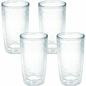 Nejlepší plastová sklenice na pití: Tervis Clear & Colorful Insulated Tumbler