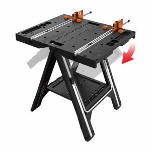 La meilleure option de chevalet de scie: table de travail multifonctionnelle pour chevalet de scie WORX Pegasus