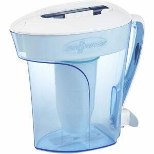 最高の水フィルターピッチャーオプション：ZeroWater ZP-010、10カップ水フィルターピッチャー