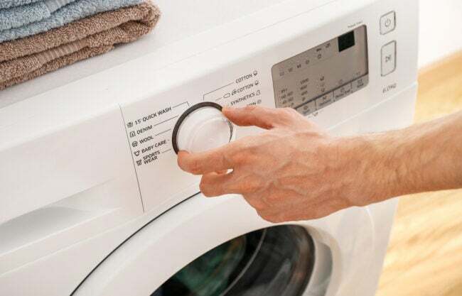 Контролна табла подешавања машине за прање веша