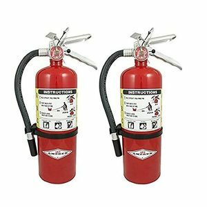 Melhores opções de extintores de incêndio: Amerex B500, 5 lb ABC Dry Chemical Classe A B C Extintor de incêndio