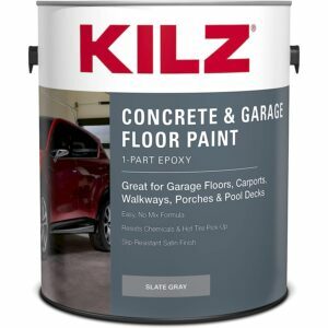 A melhor opção de revestimento para piso de garagem: Kilz concreto epóxi de 1 parte e pintura para piso de garagem