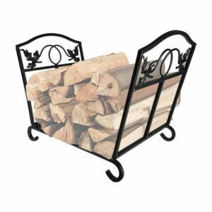 Pilihan Rak Kayu Bakar Terbaik: Amagabeli Fireplace Log Holder Keranjang Besi Tempa