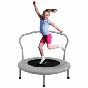 A melhor opção de trampolim interno para crianças: Trampolim dobrável de 36 " ATIVAFIT