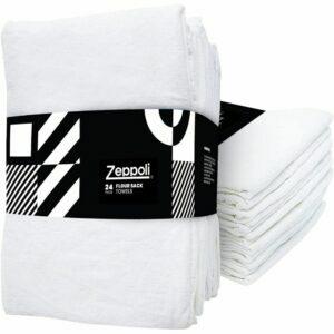 Geriausias virtuvės rankšluosčių pasirinkimas: „Zeppoli“ 24 pakuočių miltų maišų rankšluosčiai