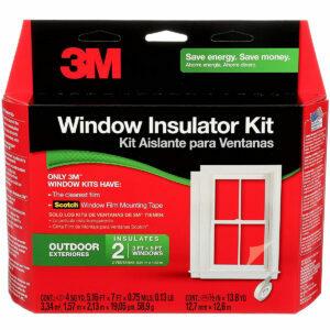 Найкращі варіанти комплекту для утеплення вікон: Набір для 2-х віконної ізоляції 3M, прозора плівка для вікон