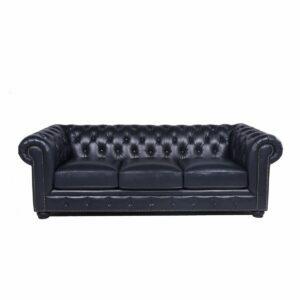 Den bedste lædersofa: Birch Lane Adelbert Chesterfield sofa i ægte læder
