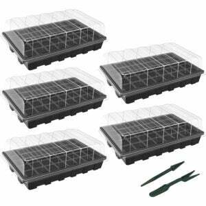 A melhor opção de bandejas iniciais de sementes: Gardzen 40-Cell Plant Tray