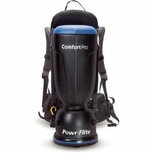 La mejor opción de aspiradoras de mochila: aspiradora de mochila Powr-Flite Comfort Pro - 6 cuartos