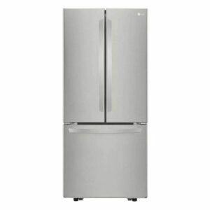 La mejor opción de refrigerador de puerta francesa: LG Electronics 21.8 cu. pie Refrigerador de puerta francesa