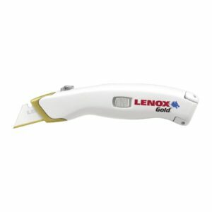 Geriausi gipso kartono pjovimo įrankiai: „Lenox Tools Utility Knife“.