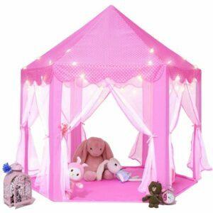어린이를 위한 최고의 텐트 옵션: 별빛이 있는 Monobeach Princess Tent Playhouse