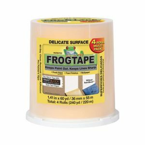 La mejor opción de cinta de pintor: cinta de pintor de superficies delicadas Frogtape