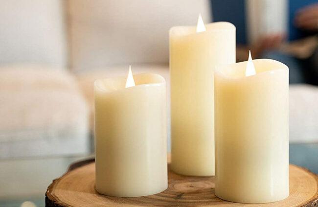 Najlepšia možnosť vianočnej sviečky: Jednoducho zozbieraná blikajúca sviečka bez plameňa