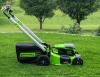 Огляд акумуляторної газонокосарки Greenworks Pro