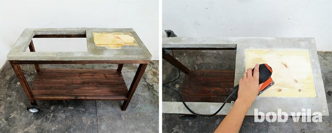 DIY vonkajšia kuchyňa - krok 14