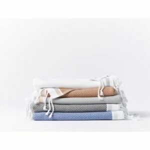 A melhor opção de toalhas turcas: toalhas orgânicas mediterrâneas Coyuchi de 6 peças