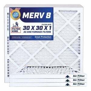 La meilleure option de filtre de fournaise: Filter King MERV 8 filtres plissés pour fournaise à courant alternatif