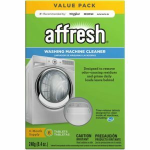 Geriausias skalbimo mašinų valiklis „AffreshTablets“