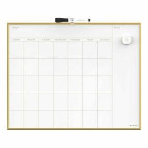 A melhor opção de calendário de parede: U Brands Magnetic Monthly Calendar Dry Erase Board