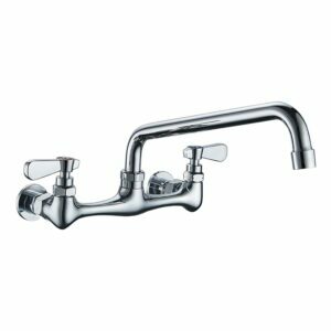 Pilihan Faucet Wastafel Utilitas Terbaik: BWE Kitchen Faucet Wall Mount Commercial Sink Faucet