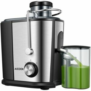 A melhor opção de espremedor de frutas cítricas: AICOOK Juicer Wide Mouth Juice Extractor