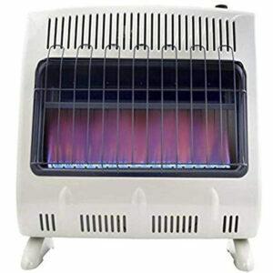 De bedste muligheder for gasvarmer til gasvarmer: Mr. Heater 30.000 BTU Vent Free Blue Flame