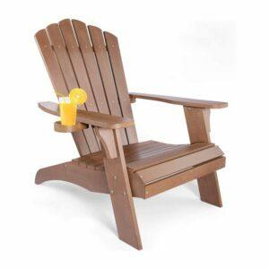 เก้าอี้ Patio ที่ดีที่สุด: OT QOMOTOP เก้าอี้ Poly Lumber Adirondack ขนาดใหญ่
