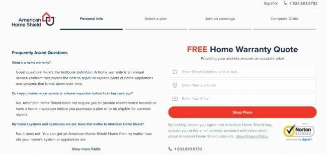 Citát American Home Shield Review