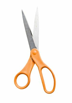 Ako nabrúsiť nožnice - oranžové nožnice