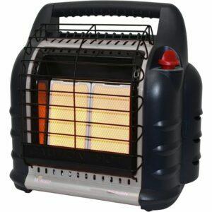 La migliore opzione di riscaldamento per tende: riscaldatore a propano portatile Mr. Heater F274800