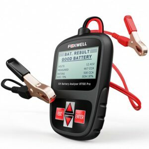 A melhor opção de testador de bateria: analisador de bateria de carro Foxwell 12V BT100 Pro