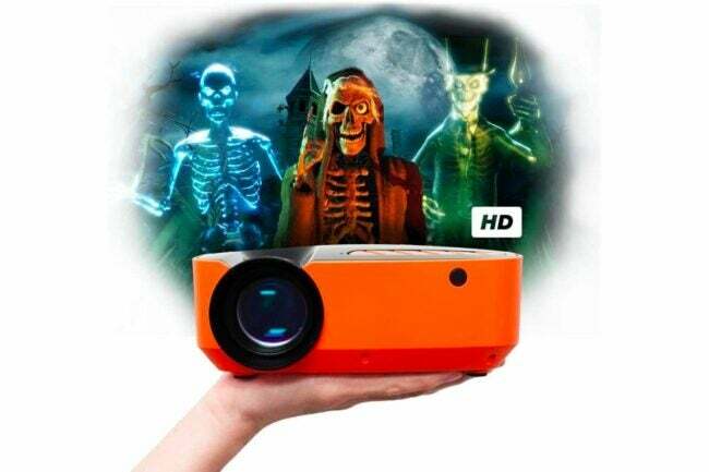 Geriausias Helovino projektorių pasirinkimas: AAXA-HP3-Halloween projektorius