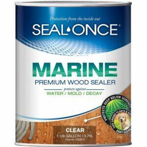 A legjobb fedélzeti folt opció: SEAL-ONCE MARINE Penetrating Wood Sealer
