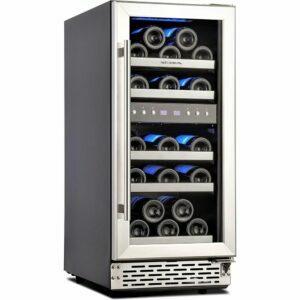 Najbolja opcija za hladnjake za vino: Phiestina 15 -inčni hladnjak za vino sa dvije zone