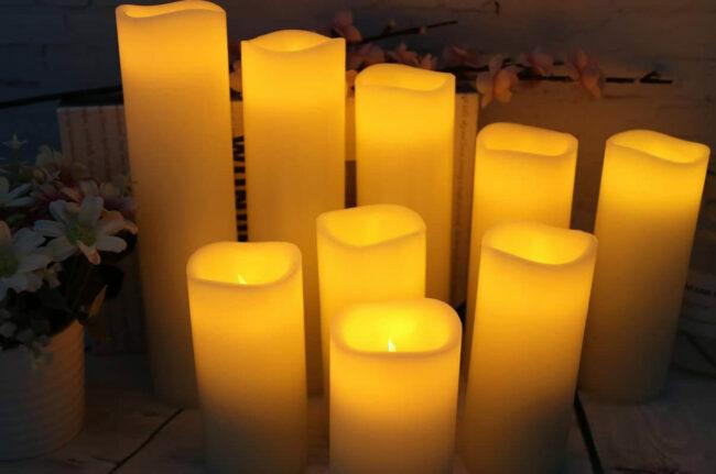 Najboljša možnost dekoracije za noč čarovnic: Set brezplačnih sveč Vinkor 9