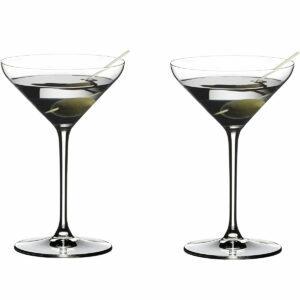 საუკეთესო კოქტეილის სათვალეების ვარიანტები: Riedel Extreme Martini Glass, კომპლექტი 2, წმინდა